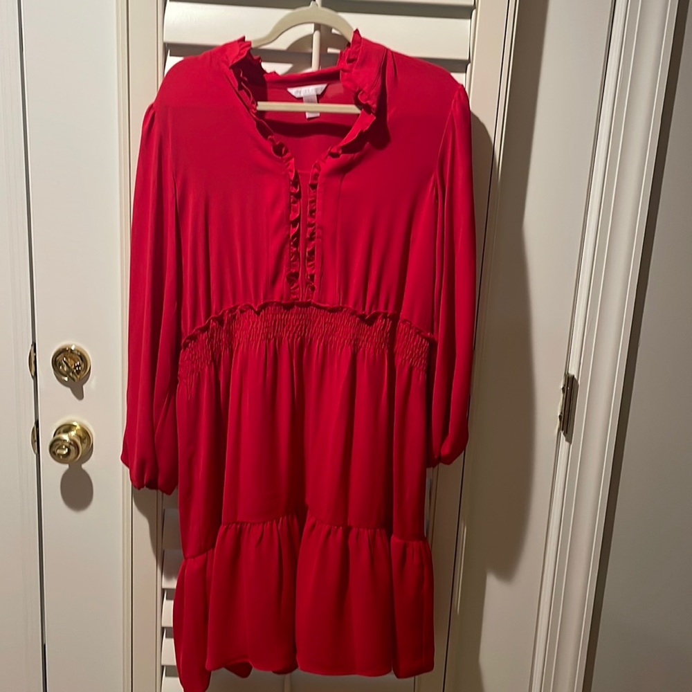 London times size 14 red dress